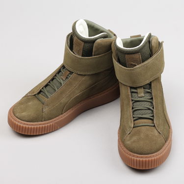 Tenisky a topánky Puma Platform Mid Wn's olive night - olive night Zelené | 364588 01, 2