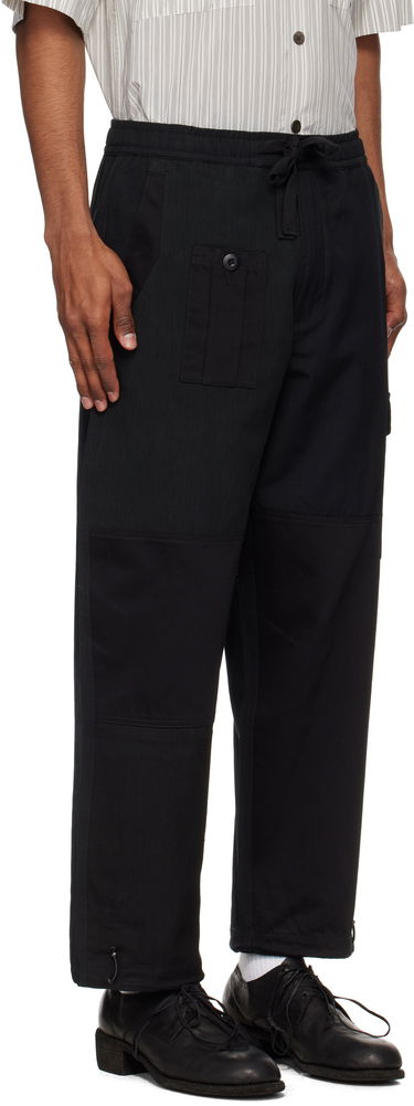 Cargo nohavice Maharishi Maharishi Upcycled Loose Cargo Track Pants Čierna | 6087, 1