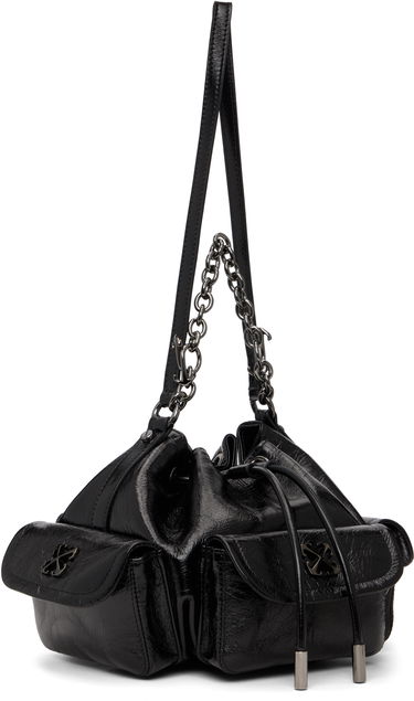 Taška cez rameno Off-White Dumbo Bucket Bag Čierna | OWMY002F25LEA0011000, 1