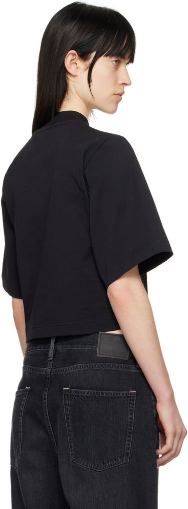Crop Top Palm Angels Palm Angels 'Bear In Mind' Cropped T-Shirt Čierna | PWAA020S25JER0051060, 2