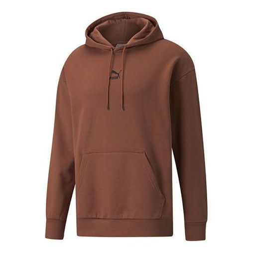 Mikina Puma Puma Classics Oversized Hoodie Hnedá | 533114-17, 0