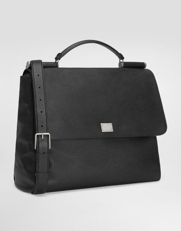 Taška cez rameno Dolce & Gabbana Dolce & Gabbana Sicily Briefcase Čierna | BM2447BG06580999, 2