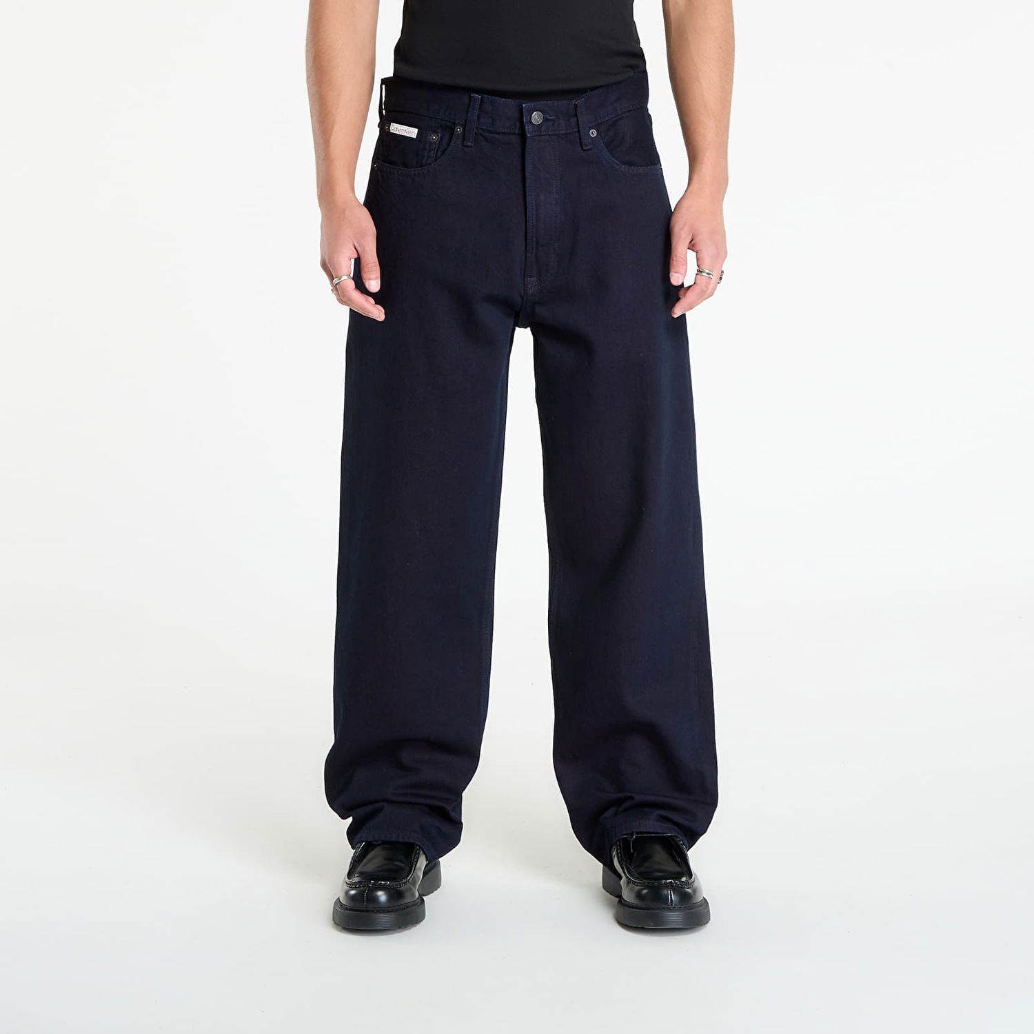 Džínsy CALVIN KLEIN Calvin Klein Jeans Baggy Merlot Jeans W31/L32 Navy | LV04RD728G 01D, 0
