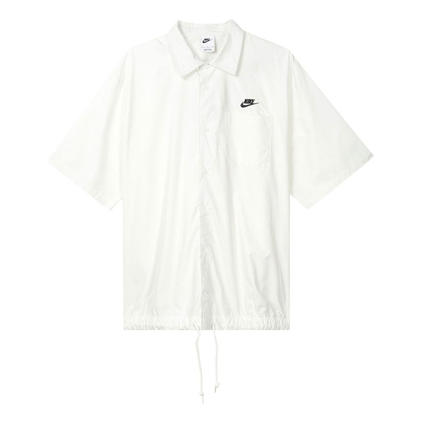 Košeľa Nike Short Sleeve Button-Down Shirt Biela | FN3903-133