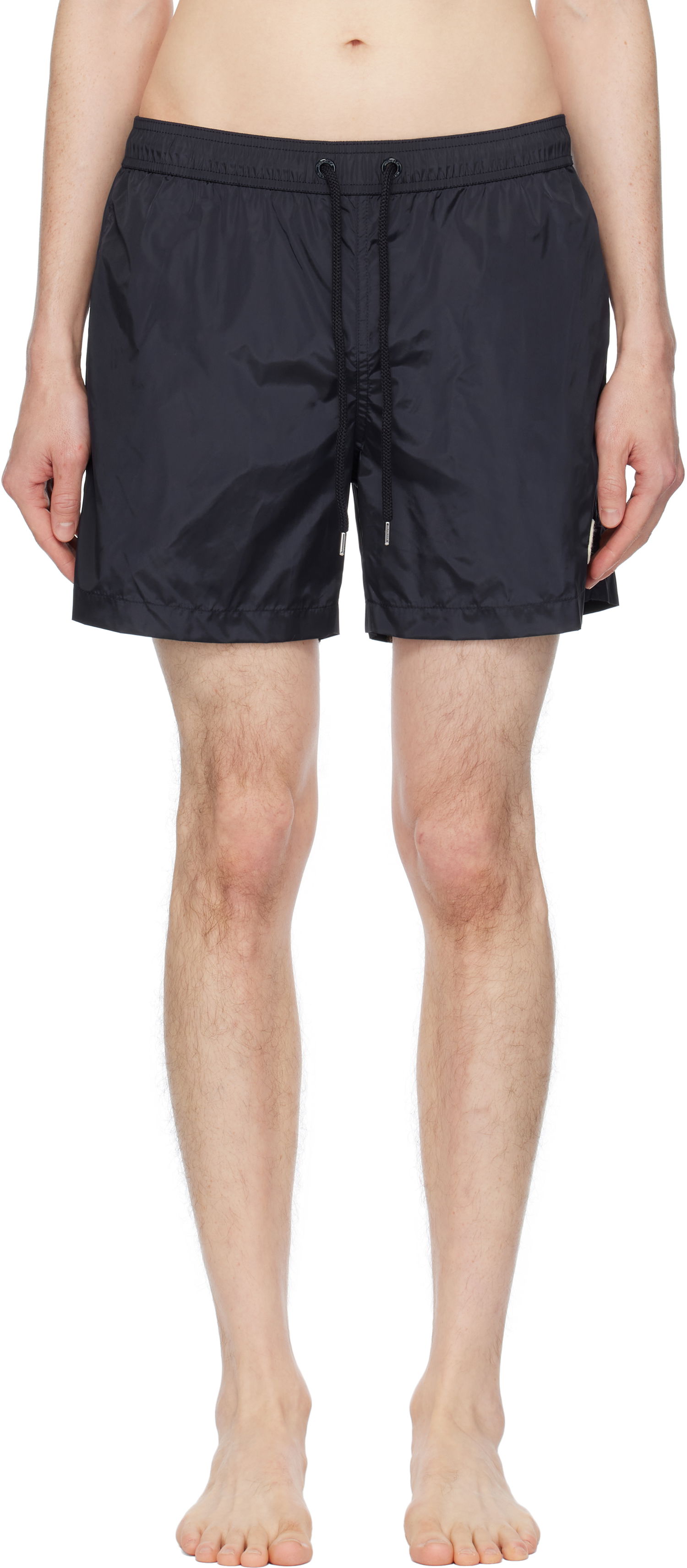 Plavky Moncler Moncler Logo Patch Swim Shorts Čierna | K10912C0000353326, 0