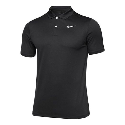 Polo tričko Nike Breathable Short Sleeve Polo Shirt Čierna | CU9792-010