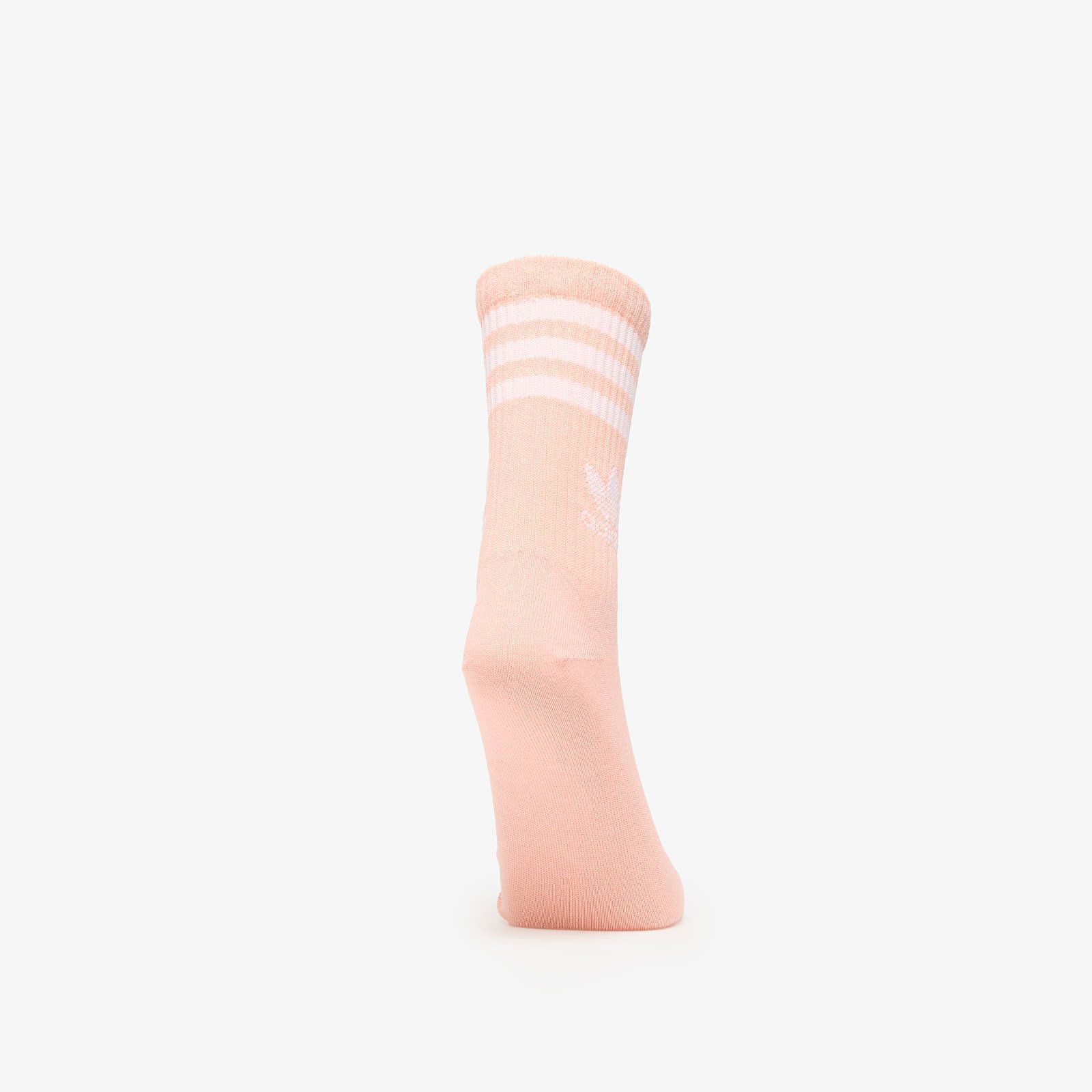 3 Pairs Mid Cut Crew Socks