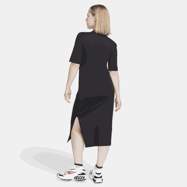 Šaty Nike Sportswear Essential Midi Dress Čierna | DV7878-010, 2