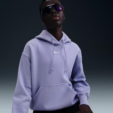 Mikina Nike Nike Sportswear Phoenix Fleece Hoodie Fialová | DQ5860-533, 4