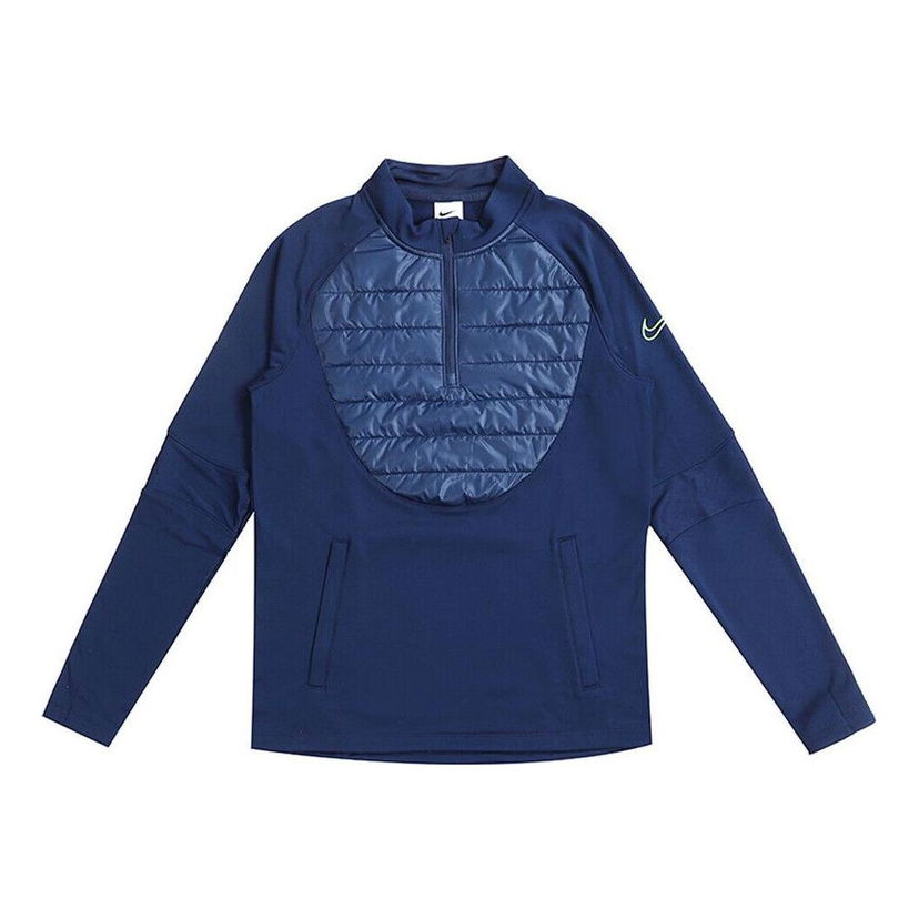 Sveter Nike Stand Collar Long Sleeve Jacket Modrá | DC9169-492