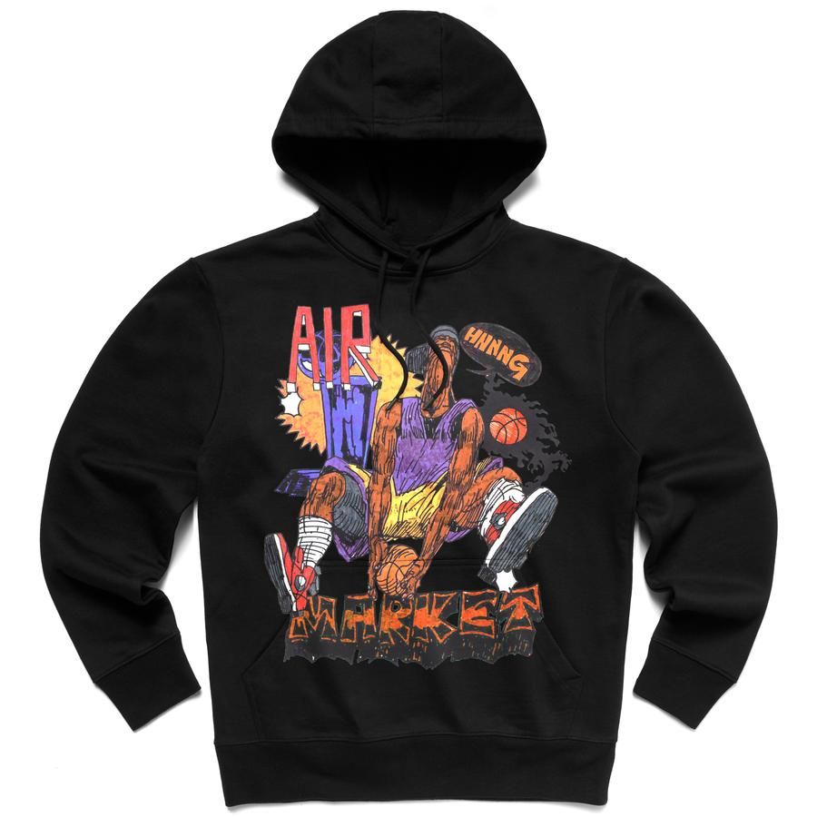Mikina MARKET Hnnng Hoodie Čierna | 397000199/0001, 1