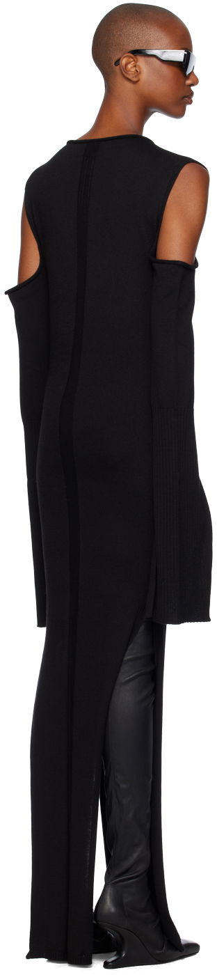 Šaty Rick Owens Rick Owens Porterville Cape Sleeve Maxi Dress Čierna | RP02D3610 M, 2