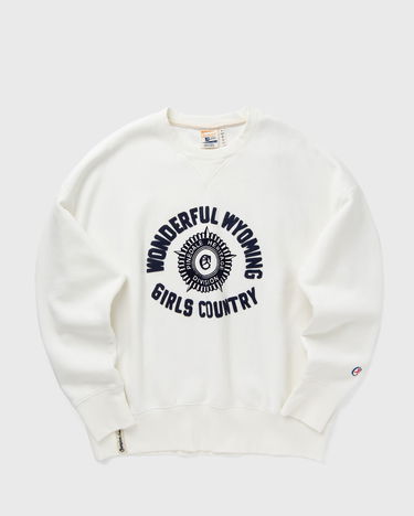 Mikina Champion Wonderful Wyoming Girls Country Sweatshirt Biela | 221107-WW051, 0