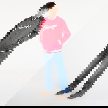 Bomber bunda Mitchell & Ness NBA Lightweight Satin Vintage Logo Jacket Bulls Červená | SJKT6296-CBUYYPPPSCAR, 5