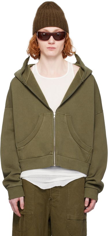 Mikina Entire Studios Hoodie Full Zip Zelené | ES2106MI, 4