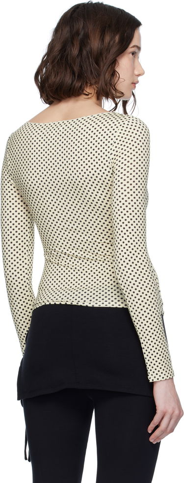 Tričko Miaou Miaou Amelia Polka Dot T-Shirt Žltá | 7183TJBBNP, 2