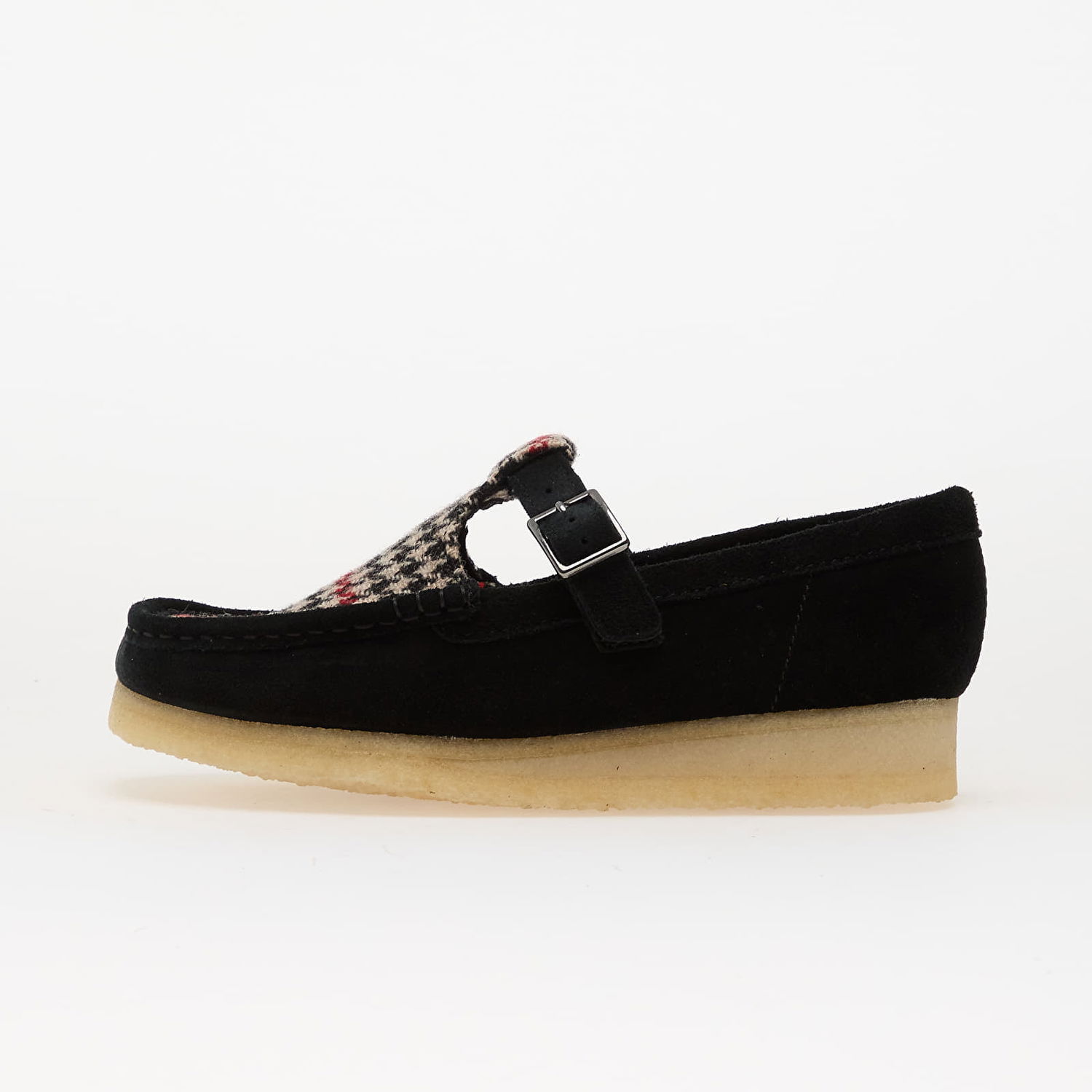 Tenisky a topánky Clarks Originals Wallabee T Bar Tweed Suede Moccasin Čierna | 261838114, 0
