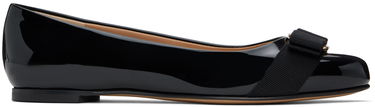 Šaty FERRAGAMO Salvatore Ferragamo Varina Bow Ballerina Flats Čierna | 01A181 - 574556, 0