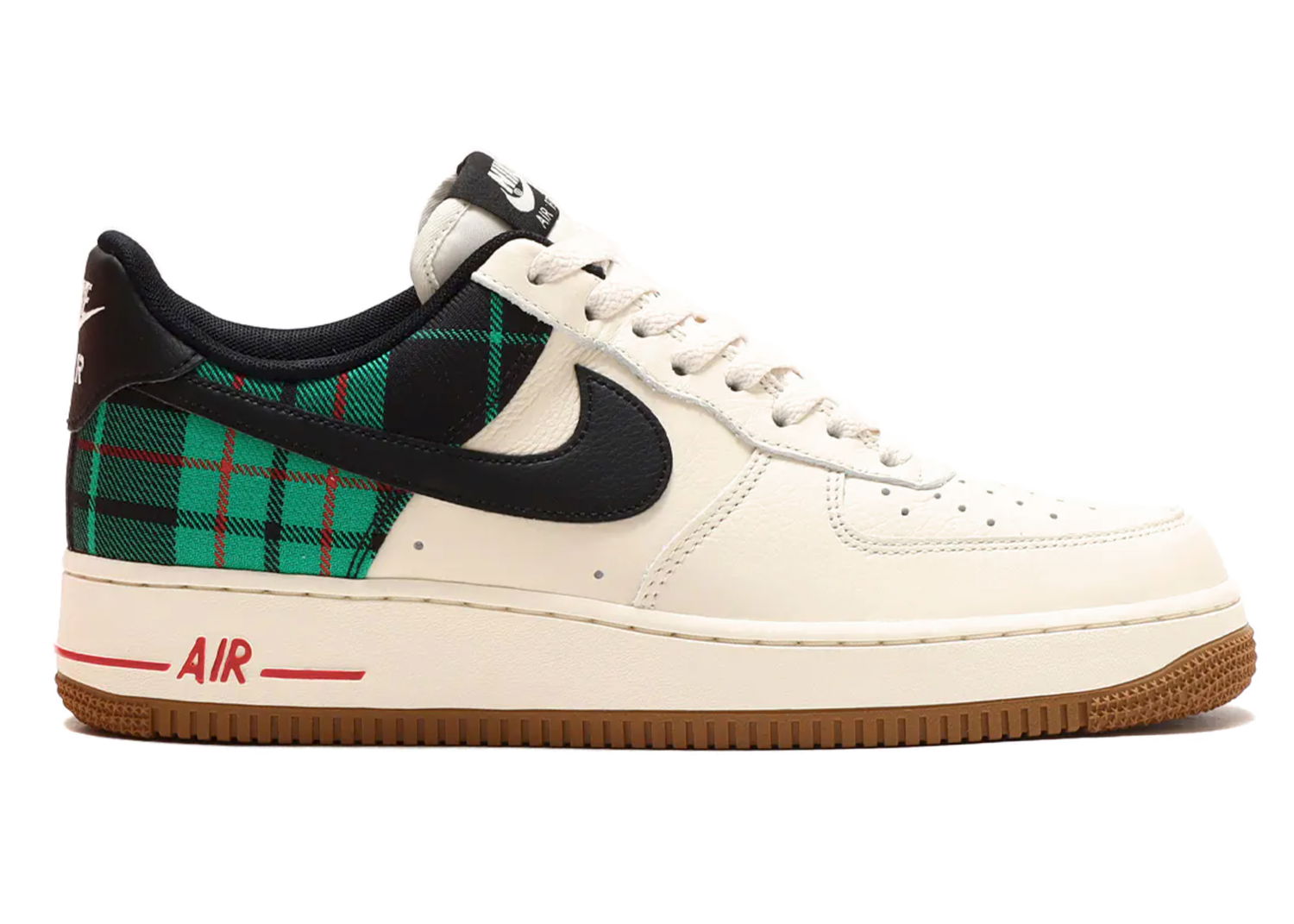 Tenisky a topánky Nike Air Force 1 Low '07 LX Plaid Pale Ivory Stadium Green Biela | DV0791-100, 0