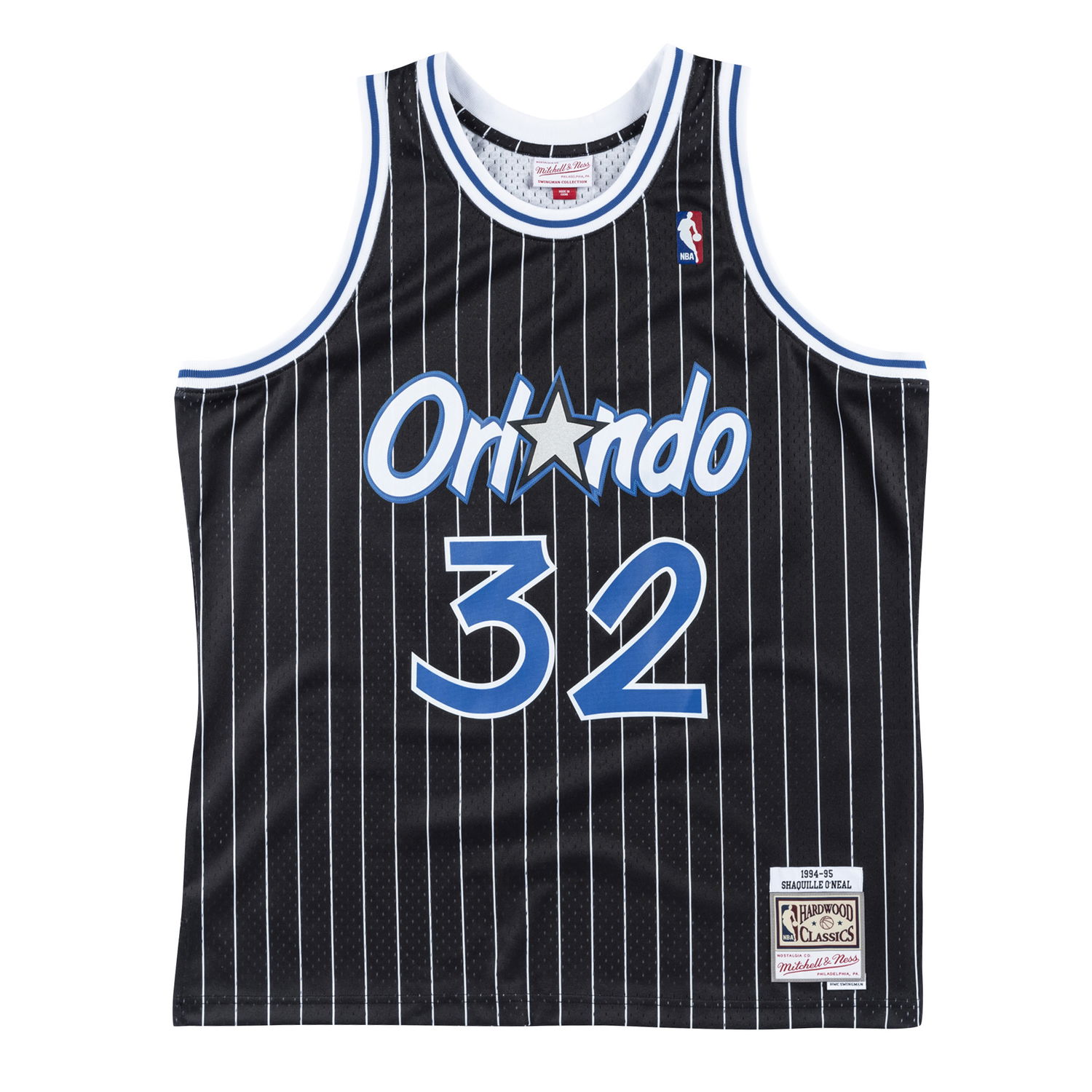 Dres Mitchell & Ness Orlando Magic Shaquille O'neal Swingman Jersey Čierna | SMJYGS18191-OMABLCK94SON, 0