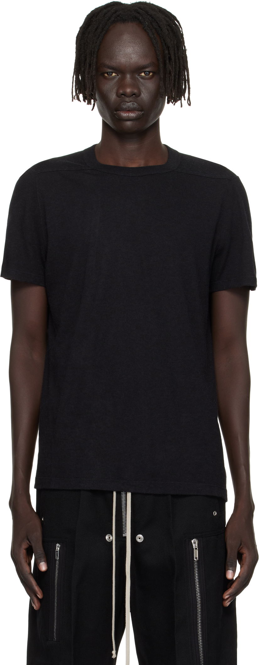 Tričko Rick Owens Rick Owens Concordians Short Level T-Shirt Čierna | RU02E1265 JR