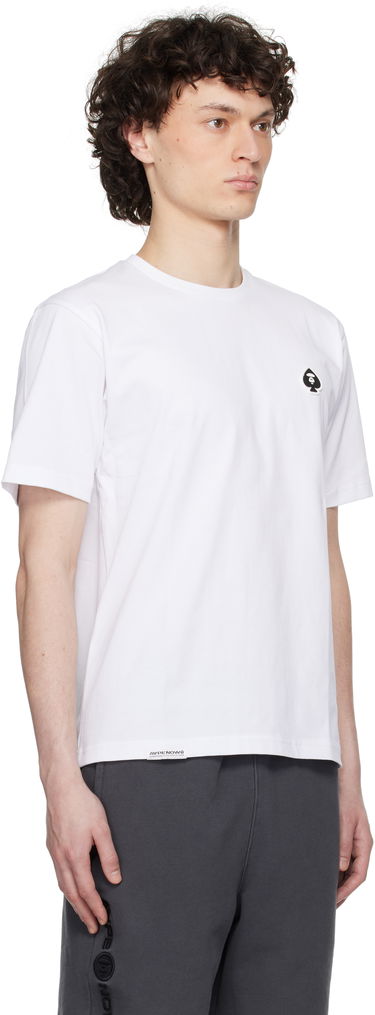 Tričko AAPE by A Bathing Ape AAPE by A Bathing Ape 'AAPE Now' Spades Graphic T-Shirt Biela | AAPTEM1599XXNWHX, 1