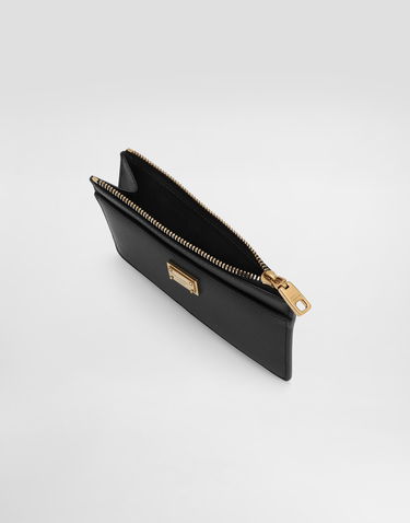 Peňaženka Dolce & Gabbana Dolce & Gabbana Plongé Calfskin Card Holder Čierna | BI1261A9S2580999, 3