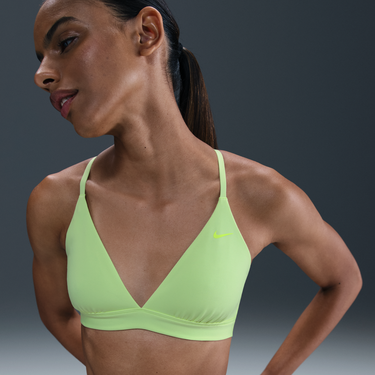 Podprsenka Nike Nike Form Light-Support Unpadded Triangle Sports Bra Žltá | HQ7003-701, 2