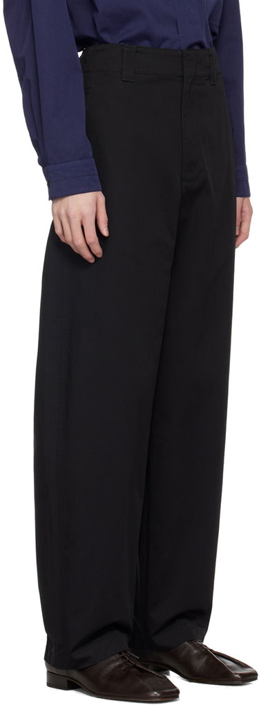 Nohavice LEMAIRE Maxi Trousers Čierna | PA1083 LF1255, 1