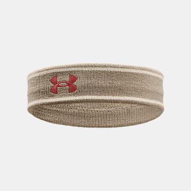 Doplnky Under Armour Performance Terry Stirnband mit Streifen, unisex Timberwolf Taupe / Ivory Dune / Sedona Rot EINHEITSGRÖSSE Béžová | 1373118-203, 0