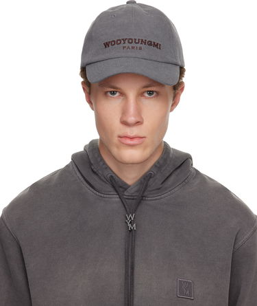 Šiltovka WOOYOUNGMI WOOYOUNGMI Dyed Oxford Ball Cap Šedá | W253AC54, 0