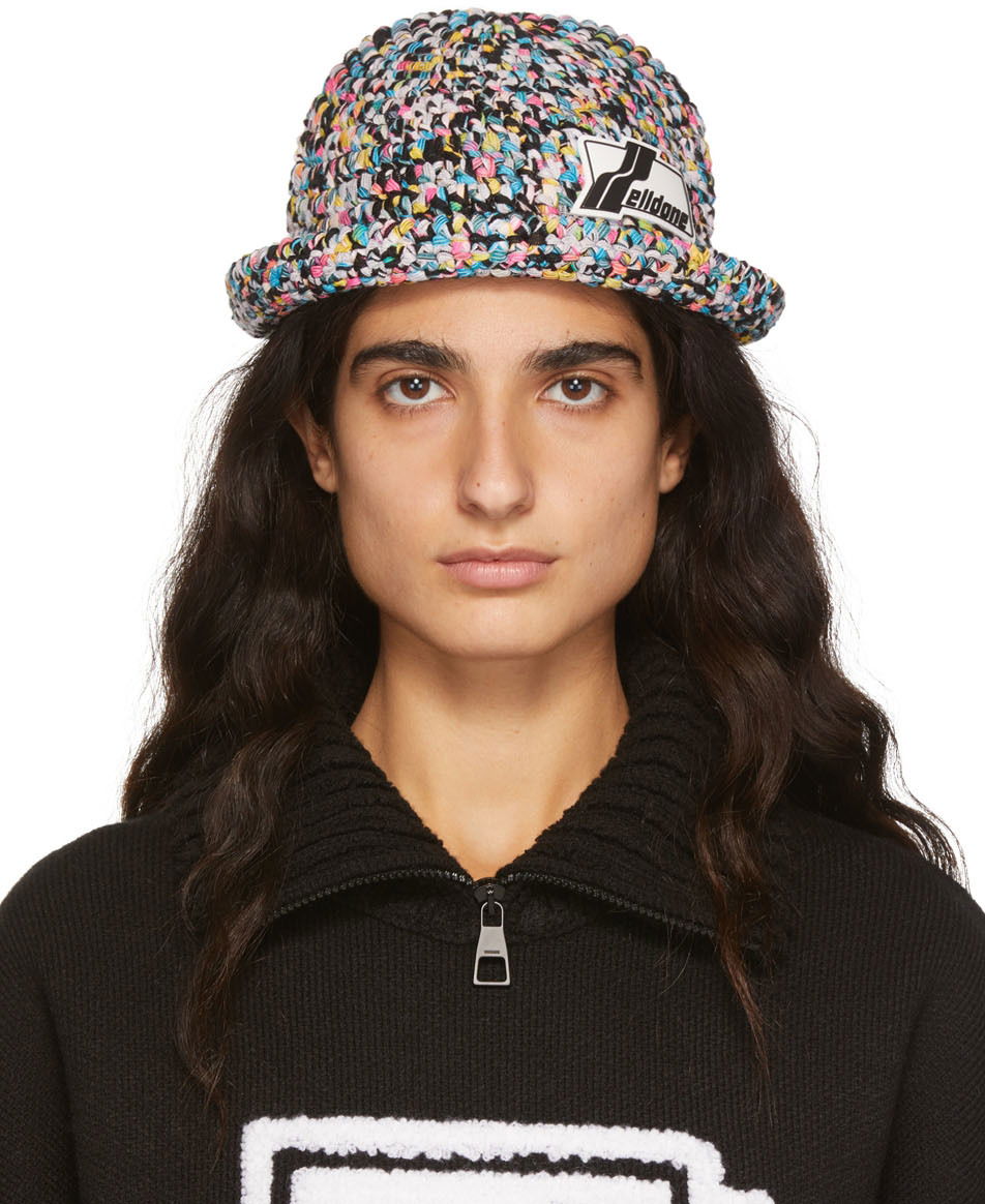 Klobúk We11done We11done Crochet Logo Bucket Hat Rôznofarebný | WD-KH1-22-650-U-WH, 0