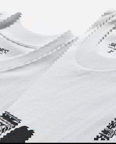 Tričko Carhartt WIP Deconstructed Label Train Car Heart Graphic T-Shirt Biela | I036008 02XX, 3