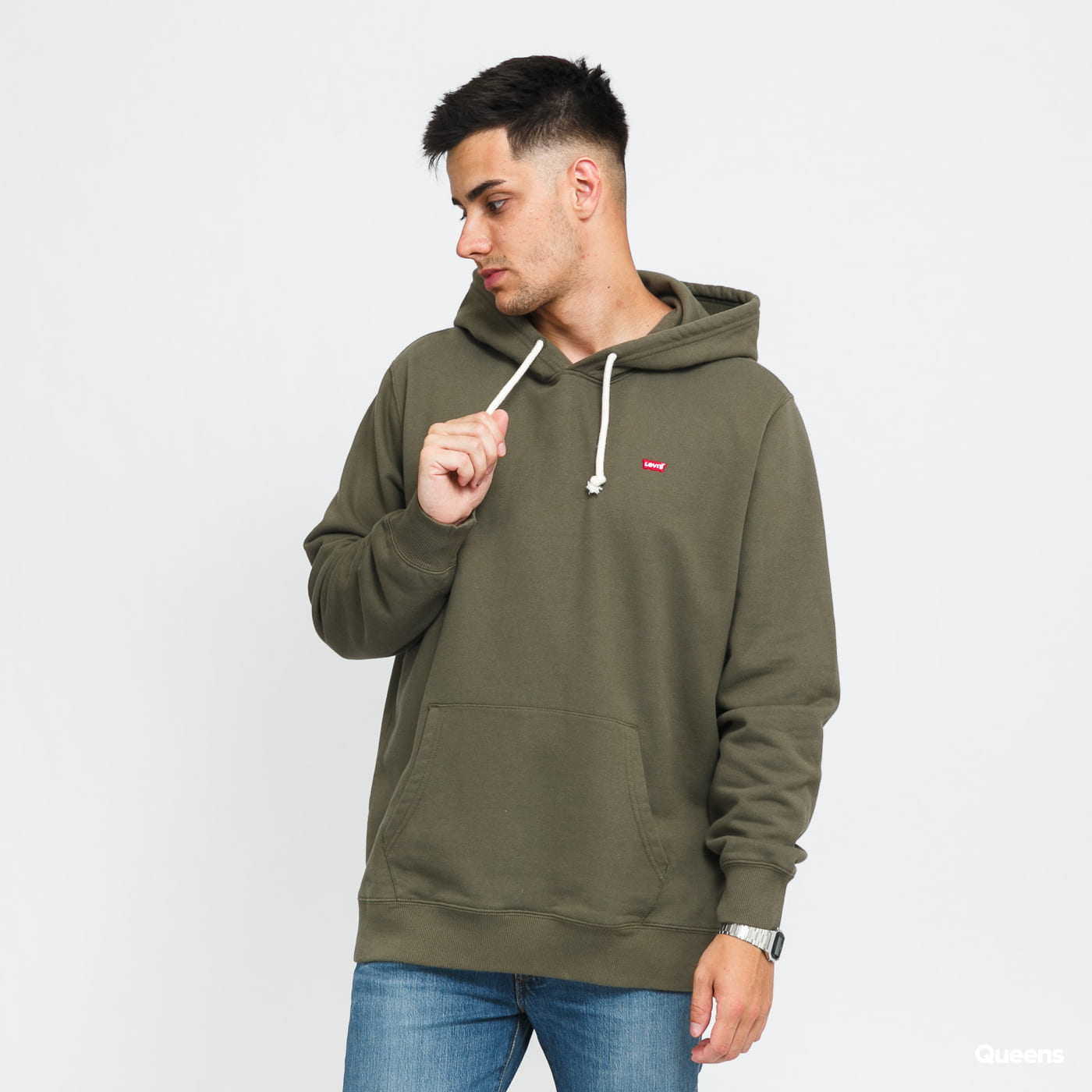 Mikina Levi's New Original Hoodie Zelené | 34581-0013, 0