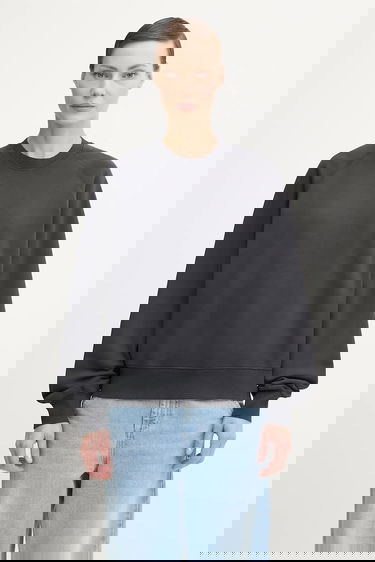 Mikina Carhartt WIP Smooth Cotton Sweatshirt Hudson Sweat Šedá | I035136.895F, 0