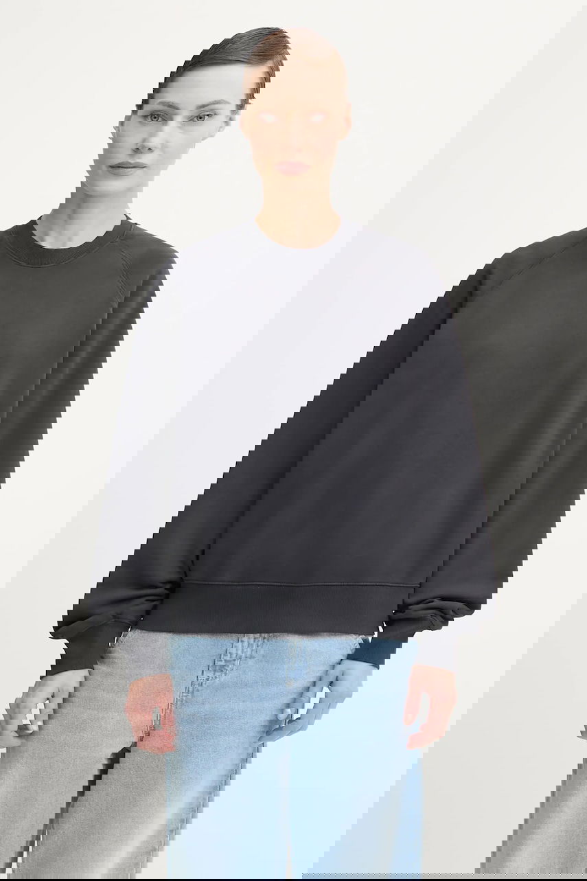 Mikina Carhartt WIP Smooth Cotton Sweatshirt Hudson Sweat Šedá | I035136.895F, 0