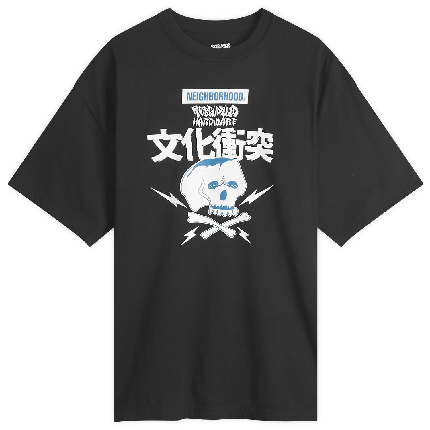 Tričko Neighborhood Rebel Dread Hardware Graphic T-Shirt, Size Large Čierna | 242PCDRN-ST03S-BLK, 0