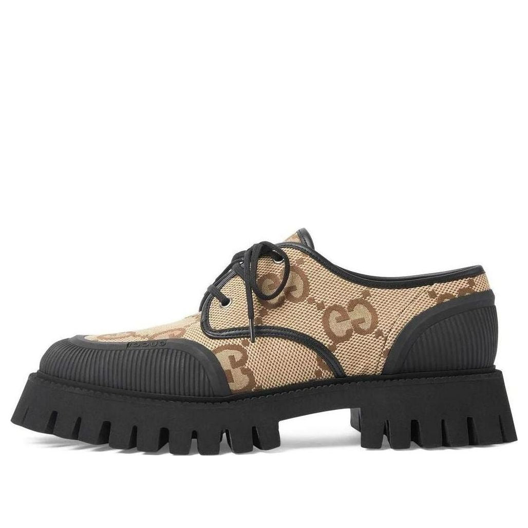 Tenisky a topánky Gucci Maxi GG Lace-Up Shoes Béžová | 751708-UKOF0-2552, 0