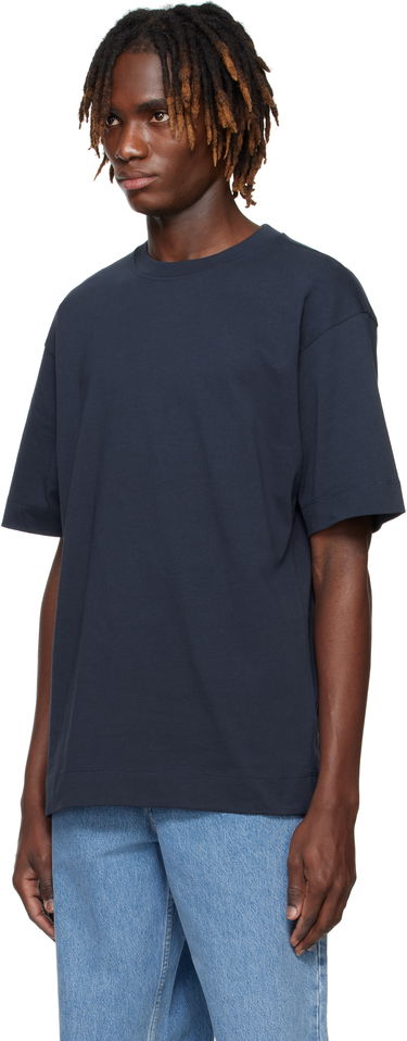 Tričko Dries Van Noten Dries Van Noten Boxy Cotton T-Shirt Navy | 251-021111-1603, 3