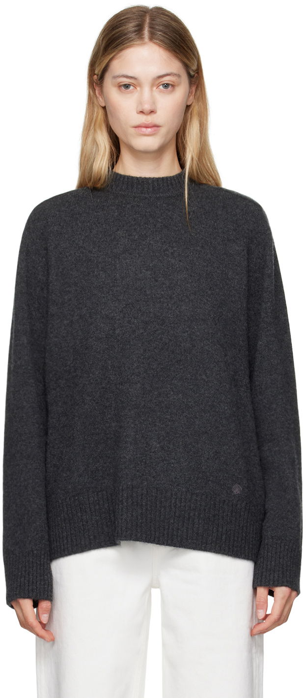 Sveter Loulou de Saison Loulou de Saison Baltra Crewneck Sweater Šedá | BALTRA, 0
