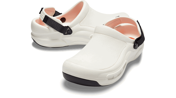 Tenisky a topánky Crocs Bistro Pro LiteRide™ Work Clogs Biela | 205669-100, 1