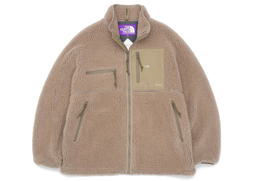 Bunda The North Face Purple Label Wool Boa Fleece Field Gore-Tex Infinium Jacket Beige Béžová | NA2252N