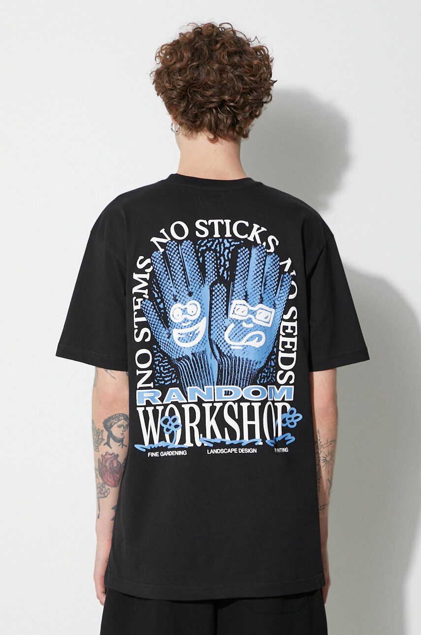 Tričko MARKET Printed T-Shirt Čierna | 399001473, 0