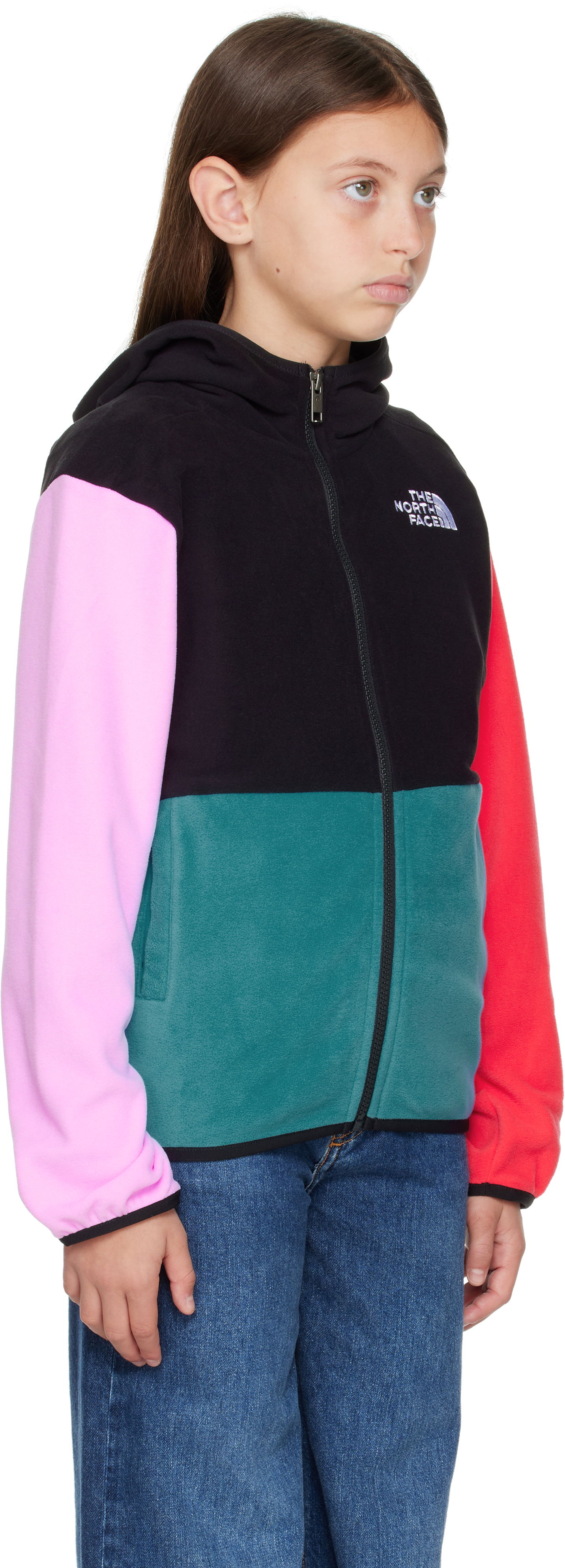 Bunda The North Face Kids' Glacier Full-Zip Hooded Fleece Jacket Rôznofarebný | NF0A8AZK, 1