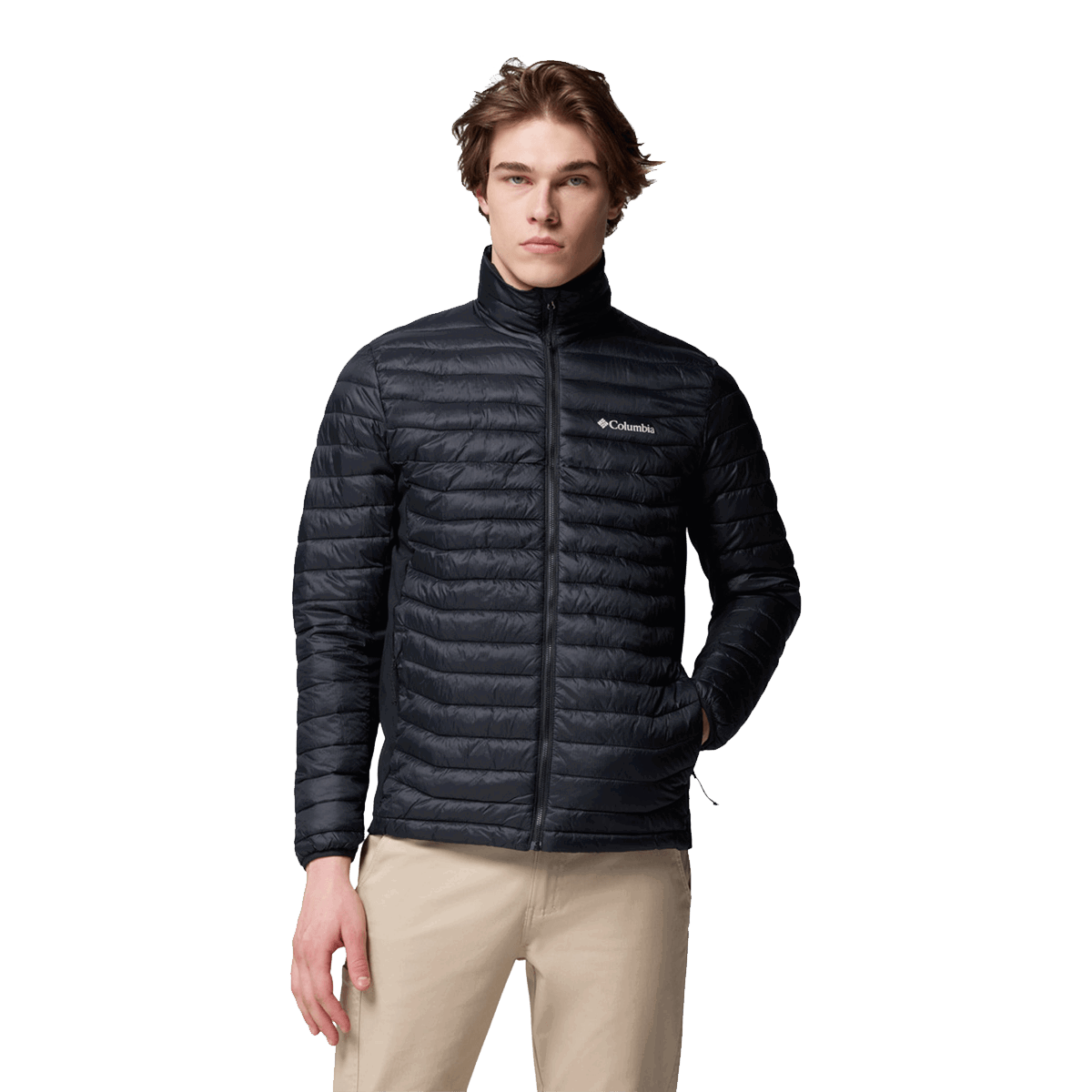Prešívaná bunda Columbia Powder Pass™ Hybrid Jacket Čierna | 2134141010, 0