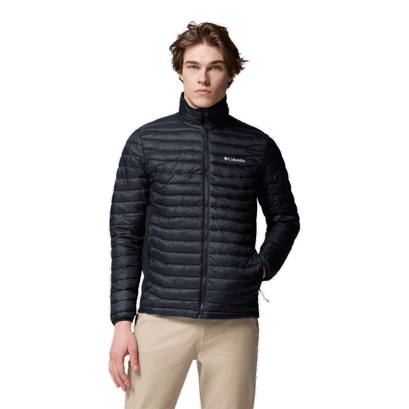 Prešívaná bunda Columbia Powder Pass™ Hybrid Jacket Čierna | 2134141010