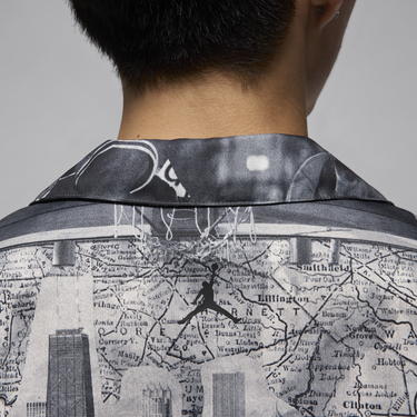 Košeľa Jordan Essentials Printed Camp Top Čierna | FV7311-133, 2