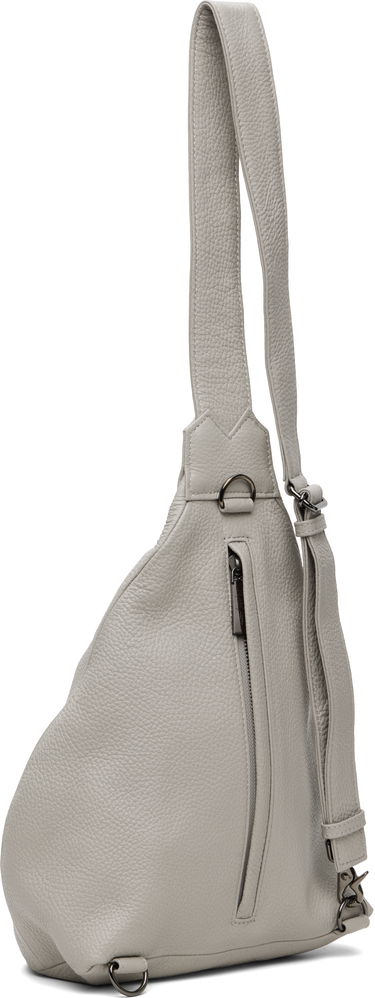 Taška cez rameno Yohji Yamamoto YOHJI YAMAMOTO Tuck Sling Small Bag Šedá | DP-I92-718, 2