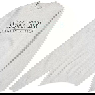 Sveter Sporty & Rich Racquet Club Crew Sweat Šedá | CRAW2354HG, 0