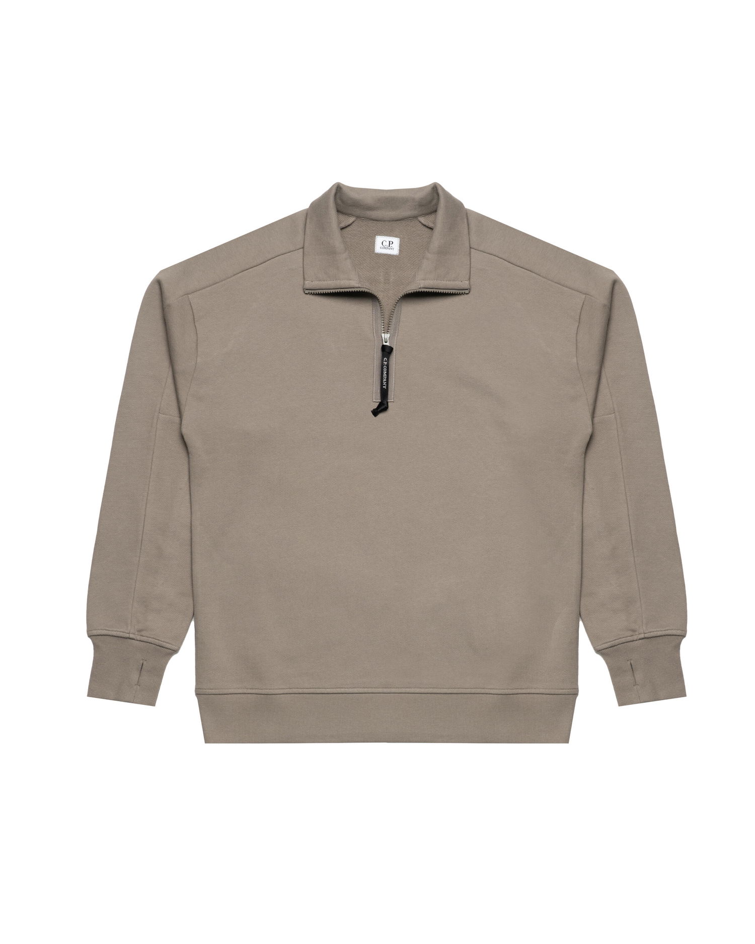 Mikina C.P. Company C.P. Company Half Zip Sweatshirt Šedá | 19CMSS153A005086W-356, 0